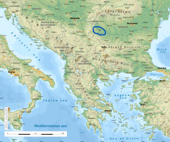 Balkan map