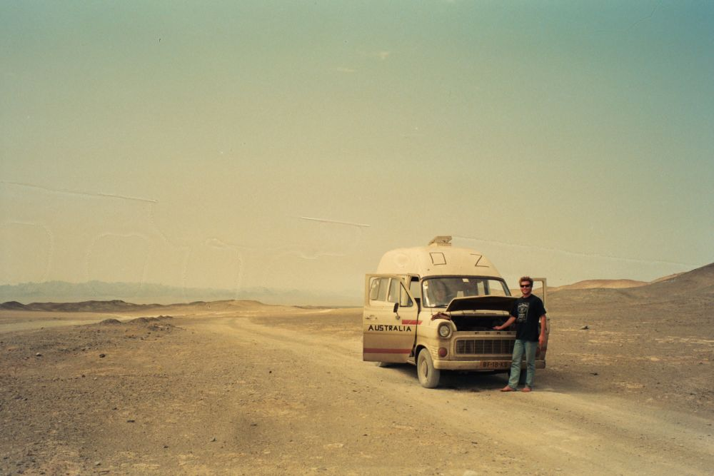 campervan in iran