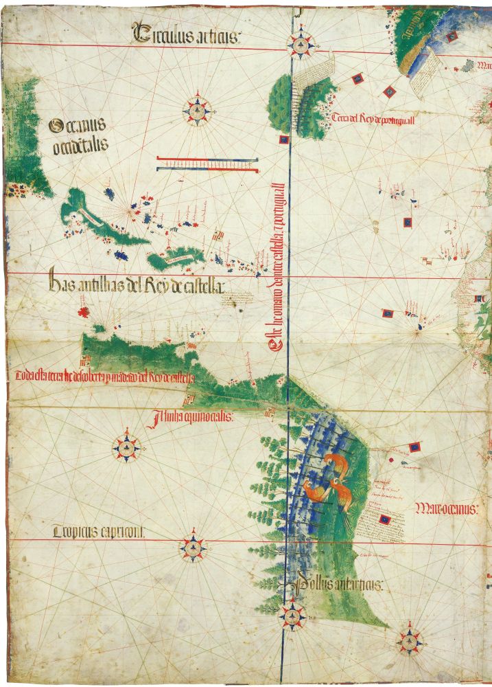 Cantino map tordessilas line