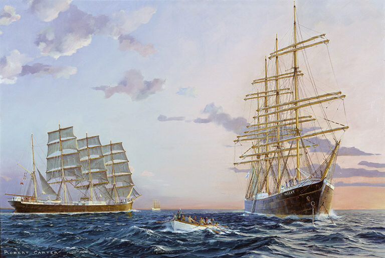 3 tall ships