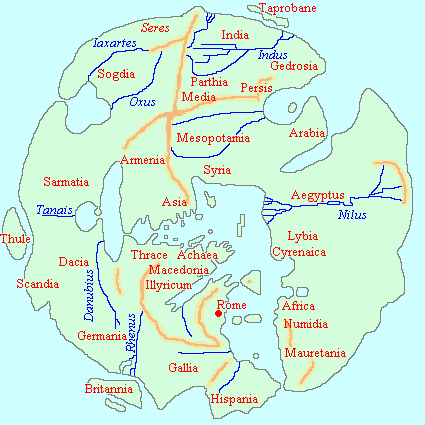 agrippa's map